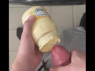 slut loves swallowing cum porn | cumsluts | sperm porn | cum porn cum on my sister's yogurt